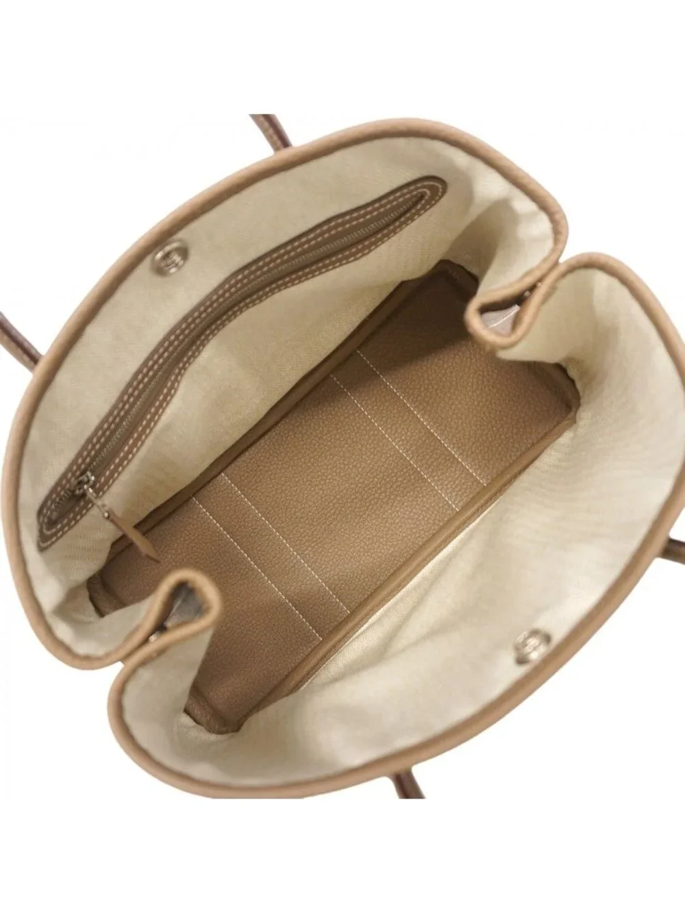 Hermes Tote Garden Party TPM Negonda Etoupe Silver